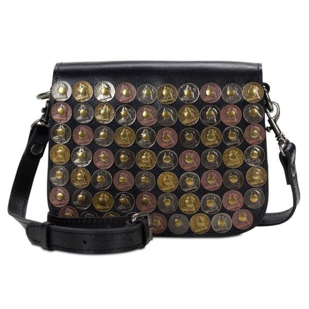 Patricia Nash Studded Coin Rivoli Small Flap Cross